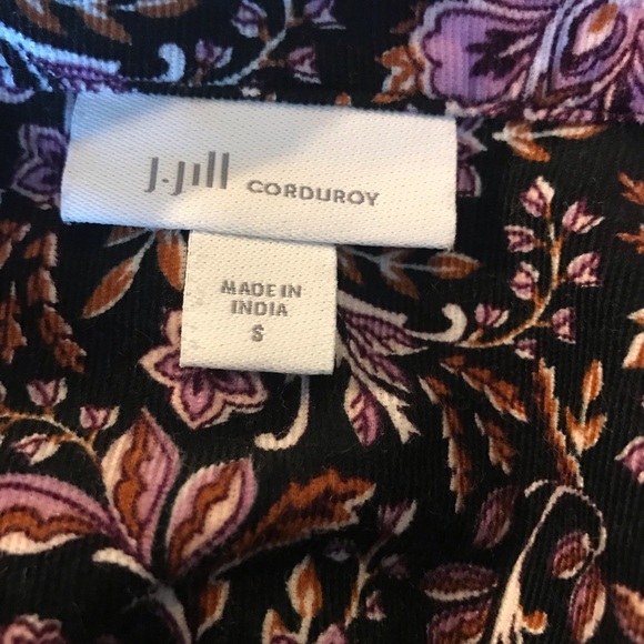 J. Jill Corduroy Blouse Size S - Picture 7 of 10